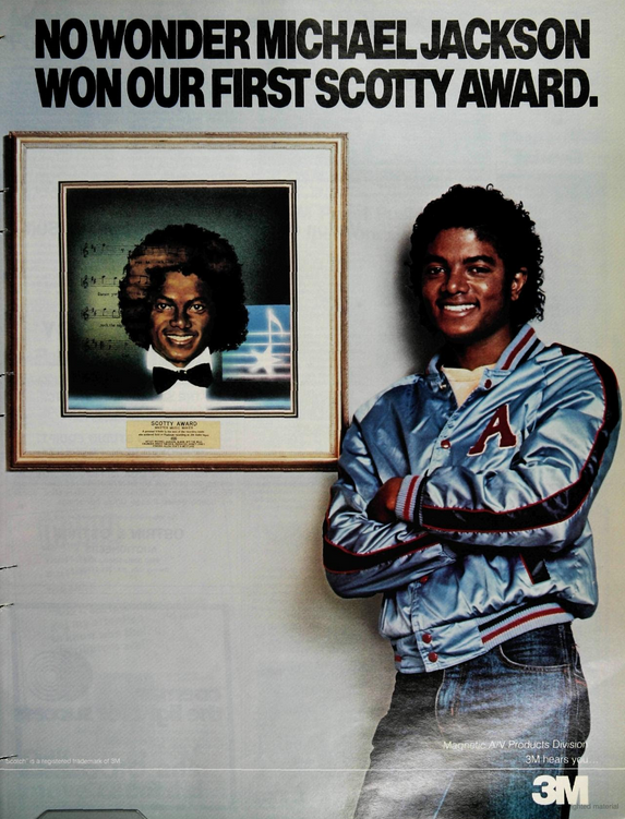 Michael Jackson 3M ad 1981