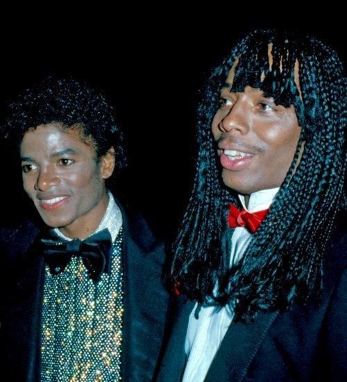 Michael Jackson & Rick James - SpotifyThrowbacks.com