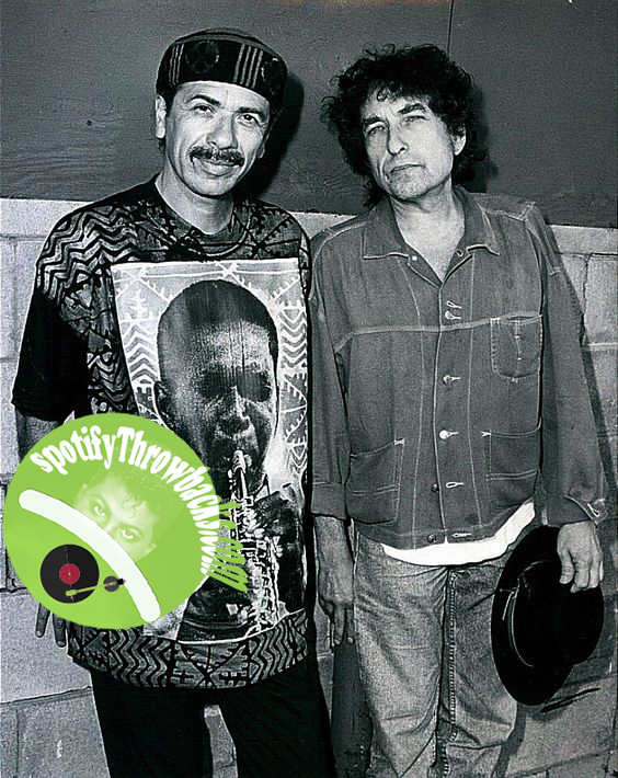 Carlos Santana & Bob Dylan - SpotifyThrowbacks.com