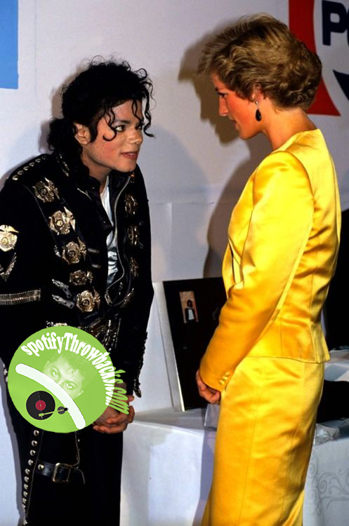 Michael Jackson and Princes Diana - SpotifyThrowbacks.com
