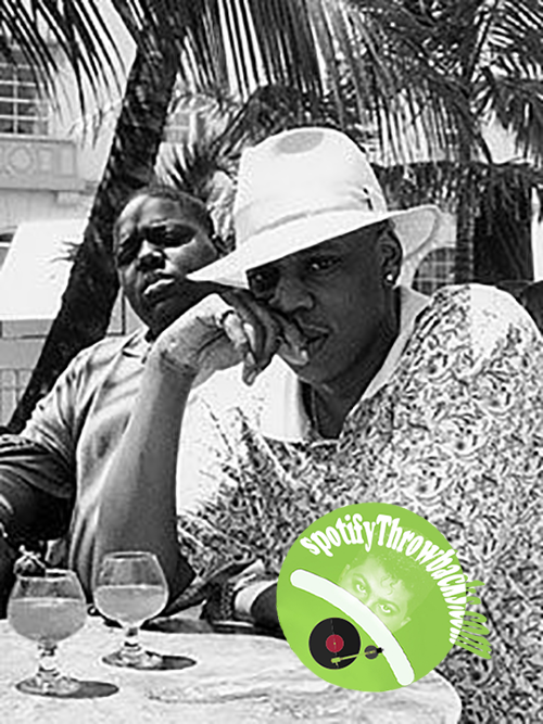 B.I.G and Jay-Z, chillin' out - SpotifyThrowbacks.com