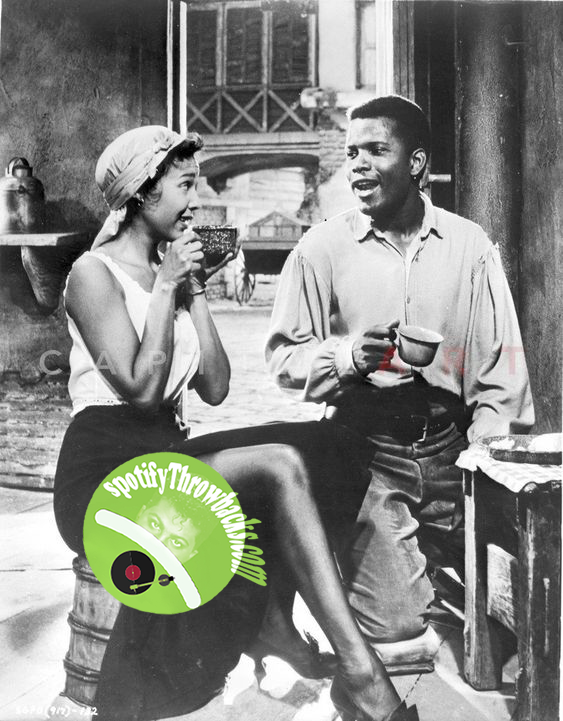 Sidney Poitier in a scene from the musical play "Porgy and Bess." - SpotifyThrowbacks.com